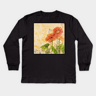 Les Fleurs I Kids Long Sleeve T-Shirt